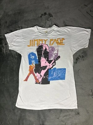 Camiseta Jimmy Page 1985 Led Zeppelin Screen Stars Vintage Talla L Foto 1 de 4