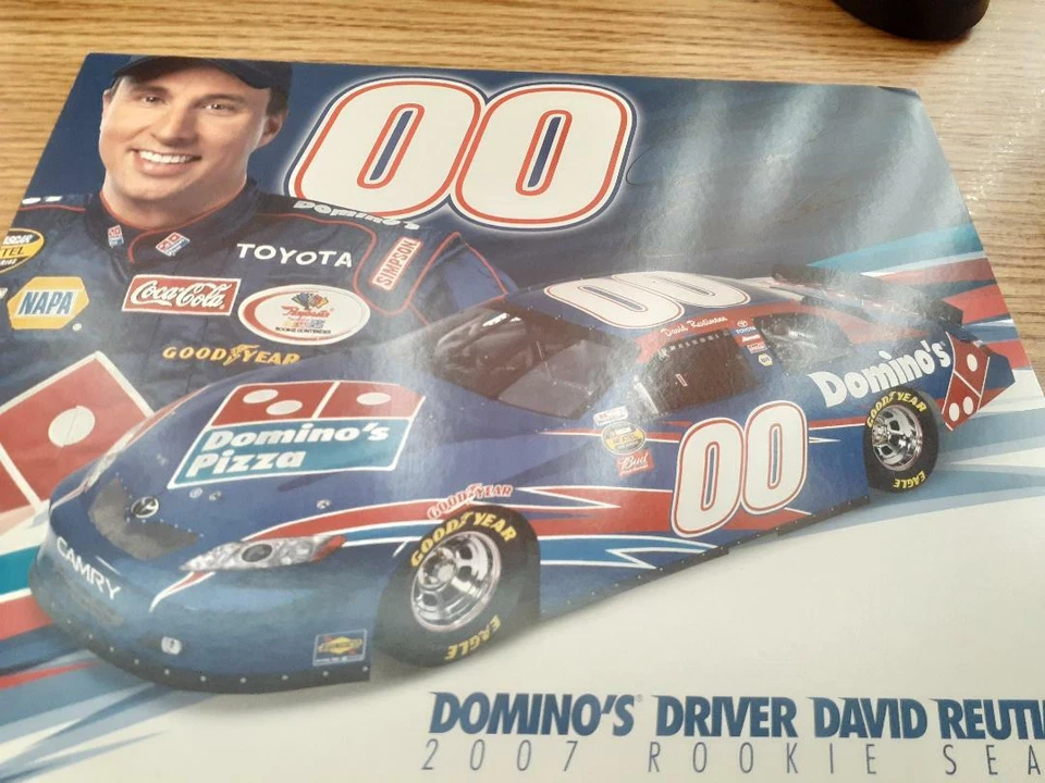 2007 David Reutimann postcard signed - Image 1 of 2