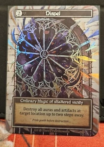 Sorcery Contested Realm TCG Beta Ordinary (Foil) Dispel NM  - Bild 1 von 6