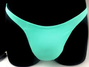 men's npc flex mint green spandex Competition posing Trunks Swimsuit FreeShip - Picture 1 of 2