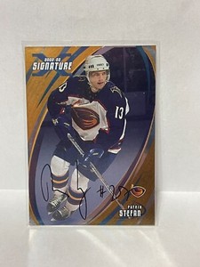 2002-03 BAP Signature Series Autographs Gold - Patrik Stefan