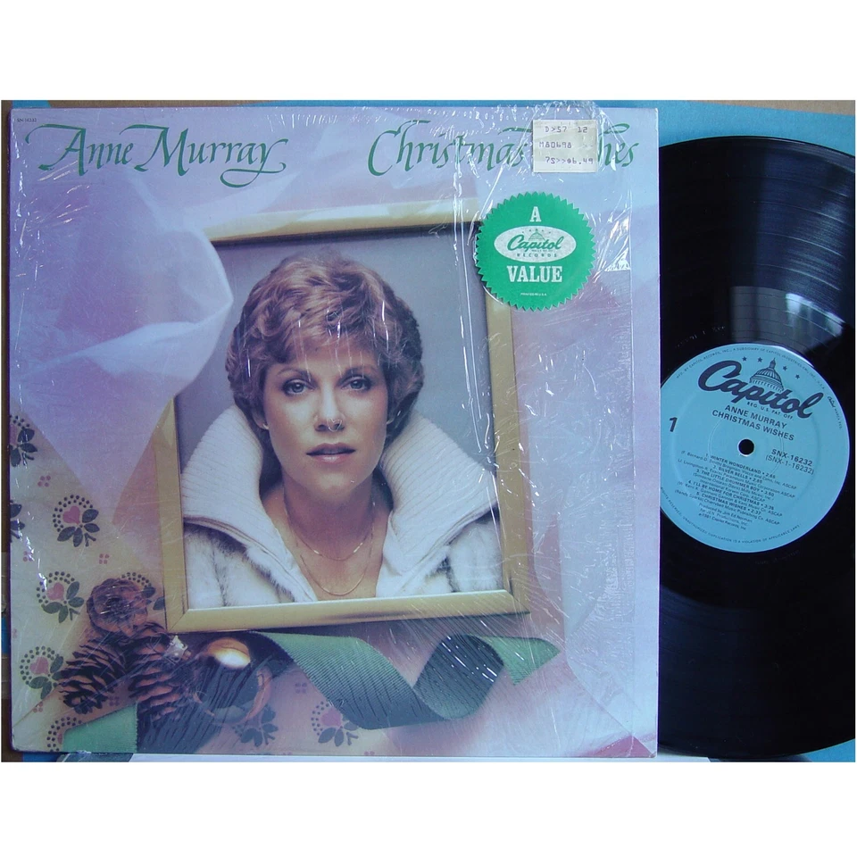 Vintage LP: Anne Murray Christmas Wishes - 1981 Capitol NEAR MINT in Shrink Wrap - Image 1 of 4