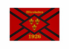 Aufnäher Wiesbaden 1926 Fahne Flagge Patch 9 x 6 cm