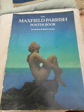 Maxfield Parrish Poster Book Intro Maurice Sendak RARE ART 1974 USA book