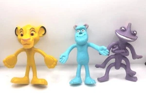 Kelloggs Monsters Inc Lion King Bendable Figures Mike Sulley Disney Bendy Toy - Picture 1 of 9