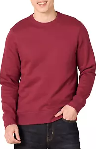 Men'S Fleece Crew Neck Sweatshirt (Available in Big & Tall) - Picture 1 of 12