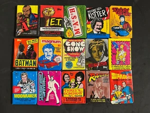 Vintage 1970's -80's Non-Sport Wax Packs - U - Pick from Photo - Bild 1 von 2