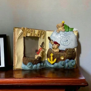 Marco de fotos vintage Holson Burnes Co. habitación de bebé niño barco pirata tema - Imagen 1 de 11