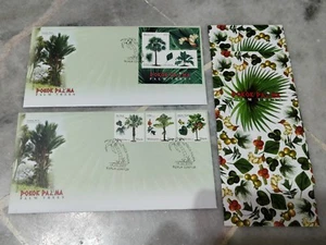Malaysia 2009 Palm Trees Pokok Palma MS & stamp FDC pair of 2 KL chop - Picture 1 of 9