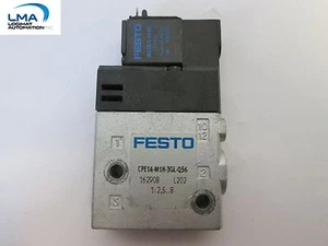 FESTO CPE14-M1H-3GL-QS6 SOLENOID PNEUMATIC VALVE MSZB-3-24 DC - Picture 1 of 2