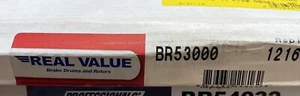Real Value Disc Brake Rotor BR53000 - Picture 1 of 1