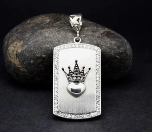 HUNDEMARKE besetzt in .925 STERLINGSILBER mit ZIRKONIA SCHNELLER VERSAND!! - Bild 1 von 2