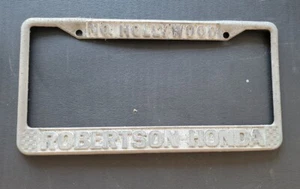 "Telaio targa rivenditore vintage North Hollywood Robertson Honda" - Foto 1 di 1