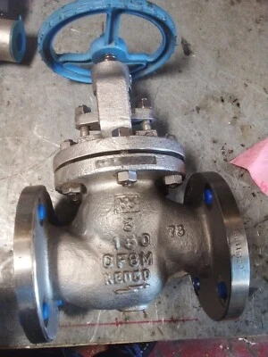 Globe valve 3", SS 316, Class 150, HP, Flanged...SEE DESCRIPTION... - Image 1 of 4
