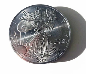 1 OZ TITANBARREN ADLER LIBERTY - MOTIV DER SILBERMÜNZE  1 Unze 999 Titan Barren - Bild 1 von 14