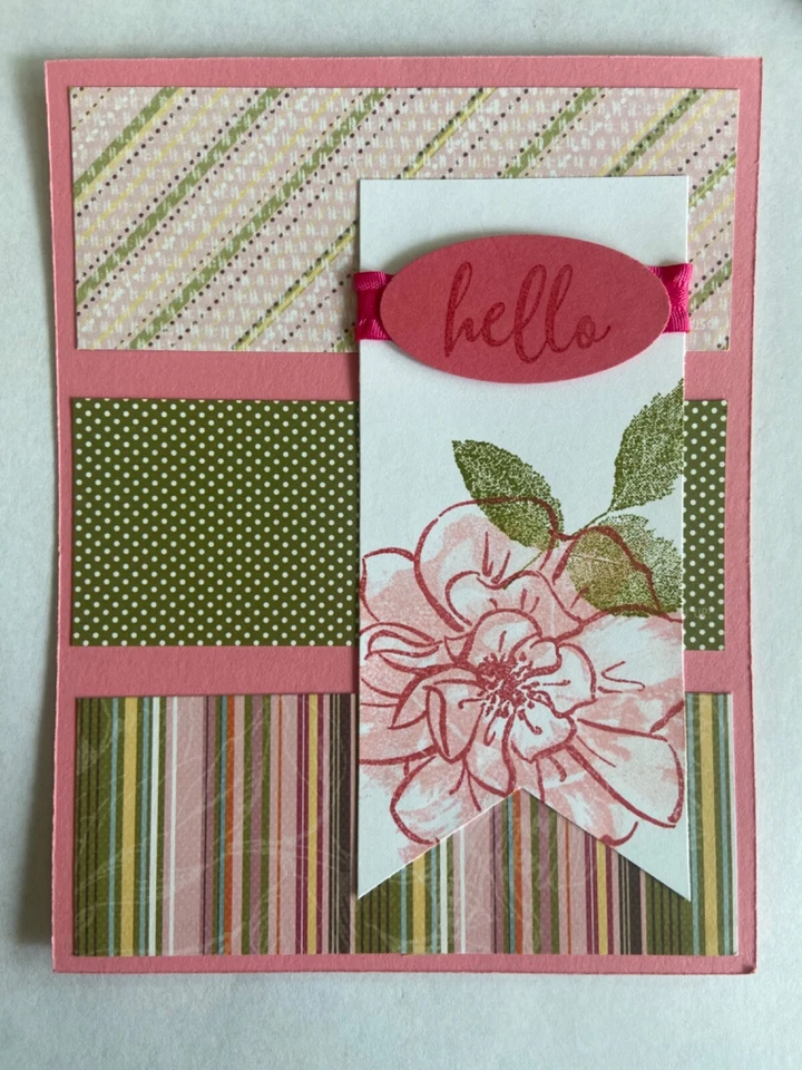 Wild Rose Cumpleaños Amigo Hola Get Well Tarjeta Kit de 6 Hecho con Stampin’ Up! Foto 1 de 1