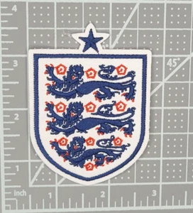 England National Select Football Team Embroidered 3in Iron / Sew-On Patch - Picture 1 of 2