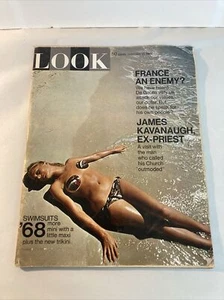 Look Magazine Feb 20, 1968 Swimsuits France An Enemy? James Kavanaugh Ex-Priest - Picture 1 of 13