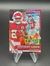 Skyy Moore 2022 Donruss Optic Gridiron Kings Rookie Card Black Pandora #/25