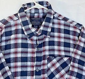 Camisa Jackson Hole Para Hombre Grande Negra Manga Larga Años 90 Grunge Cabincore Botón Dow - Imagen 1 de 10