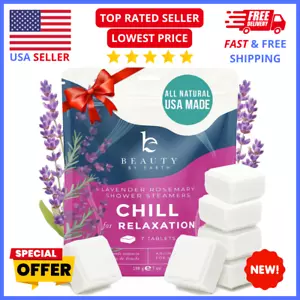 Lavender Aromatherapy Shower Steamers: Natural Ingredients,USA Made,Relaxing Spa - Picture 1 of 5