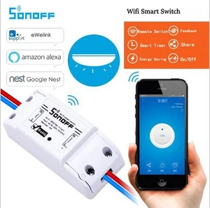 SONOFF Intettuttore WiFi comandato da smartphone APP domotica luci elettrodomest - Foto 1 di 1
