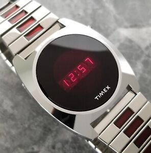 Serviced 1978 Timex SSQ LED 202 Men's Vintage Watch Original NOS Bracelet & Case