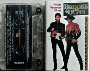 Brooks & Dunn – Hard Workin' Man Cassette 1993 Folk Country Arista - Foto 1 di 3