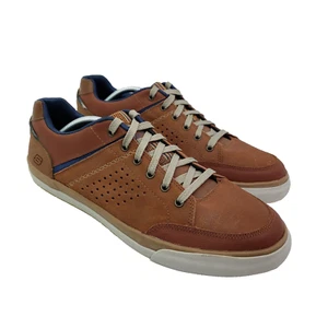 Skechers Diamondback Rendol Herren Größe 12 Braun Leger Niedrig Turnschuhe Schuhe - Bild 1 von 13