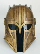 Star Wars Steel Helmet The Mandalorian Medieval Armor Helmet Halloween Costume