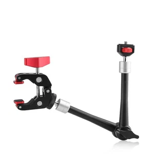 11 inch Articulating Magic Arm+Super Clamp Crab for DSLR Monitor LED Video Light - Picture 1 of 14