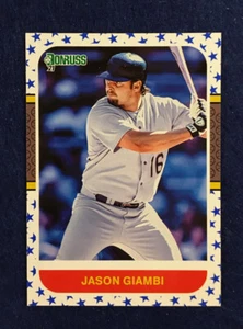 2021 Donruss Jason Giambi Blue Star #241 - Picture 1 of 2