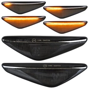 2x FRECCIA INDICATORE LATERALE DYNAMICO LED PER BMW 3 E46 COUPE / CABRIO 03-06 - Imagen 1 de 4
