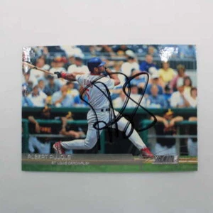2002 Topps Stadium Club Albert Pujols Signed #65 Auto JSA COA ZJ17425 - Picture 1 of 4