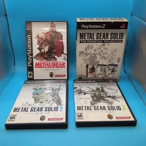 Metal Gear Solid: The Essential Collection Ps2 (PlayStation 2, 2008) Complete - Picture 1 of 12