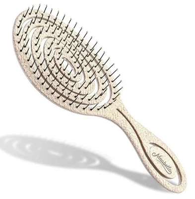 Ninabella Organic Detangling Hair Brush for Women, Men & Regular, Nude - Image 1 of 3