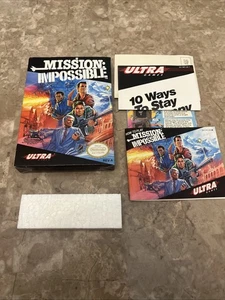 Mission: Impossible Nintendo NES Box and Manual Only - Picture 1 of 8