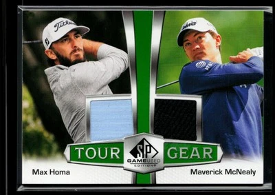 2024 SP Game Used Tour Gear Combos #TG2-MH Max Homa / Maverick McNealy - Image 1 of 2
