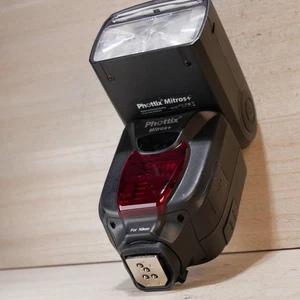 Phottix Mitros + DSLR Camera Flash for Nikon DSLR Camera *GOOD/TESTED* - Picture 1 of 8