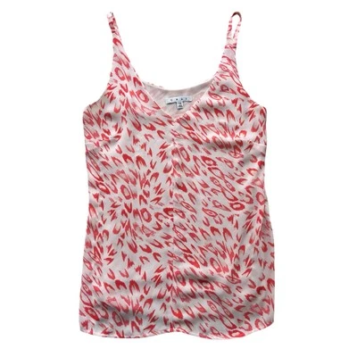 Camiseta sin mangas Cabi para mujer talla XS blanca coqueta con estampado de animales de coqueta de leopardo #267 Foto 1 de 4