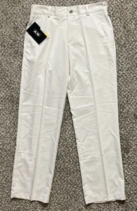 Nuevo con etiquetas Pantalón de Golf Adidas Tech Para Hombre 32x32 Beige Climalite Rendimiento Elástico - Imagen 1 de 10