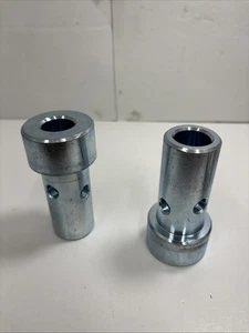 2pk Adapter Bushing Kit Fits CAT. Quick Hitch - 1-7/16" OD, 7/8" ID & 4” Long - Picture 1 of 8