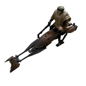 Star Wars 1995 Endor Speeder Bicicleta Luke Skywalker Figura Pulsador Asiento de Expulsión - Imagen 1 de 7