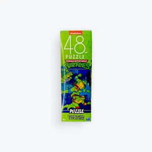 Jigsaw Puzzle 48 Pieces Teenage Mutant Ninja Turtles 10.3" X 9.1" - Picture 1 of 2