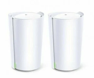 TP Link Deco X90 White AX6600 Tri-Band Mesh Wi-Fi 6 System 2-Pack - Afbeelding 1 van 2