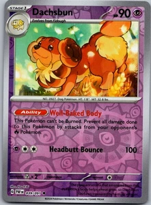 Dachsbun SV: Paldean Fates 039/091 Reverse Holo| Mix&Match - Picture 1 of 2