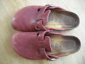 Birkenstock Boston 36 schmal Leder Softfootbed Earth Red, nicht oft getragen, ab - Bild 1 von 4
