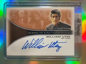 William Utay 2002 Star Trek Enterprise S1 "Aliens" Autogramm #AA10 (Vanik) - Bild 1 von 2