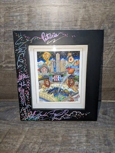 Charles Fazzino 3D Arte POP Super Bowl Firmado en Marco Super Bowl XXXIX - Imagen 1 de 21