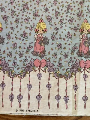 Precious Moments Fabric Floral Single Border OOP 1.3 Yards - Image 1 of 4